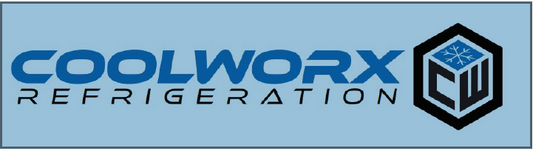 Grande Lite GLI-GDF-2 Glass Double Door Upright Freezer 800L Black Trim