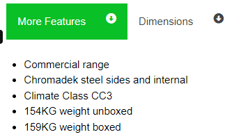 ES1140SL FRIDGE STAR SLIDING DOORS BEVERAGE COOLER.