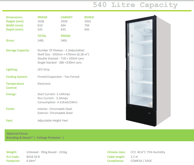 FH690 FRIDGE STAR HINGED FULL DOORS BEVERAGE COOLER.