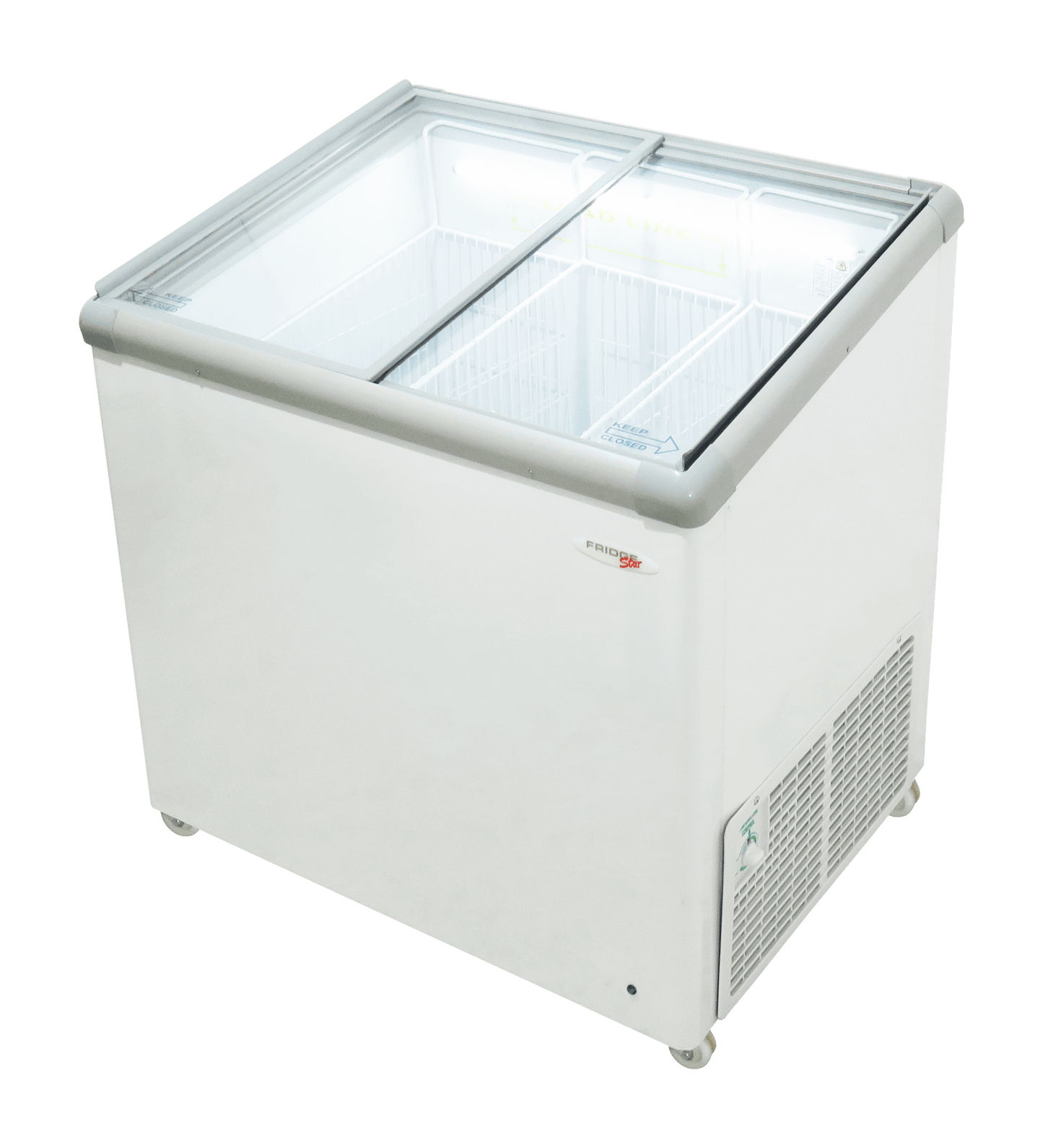 CF310VI Fridge Star Slanted Glass Top Ice-cream Freezer Bulk Offer Minimum order 11 units