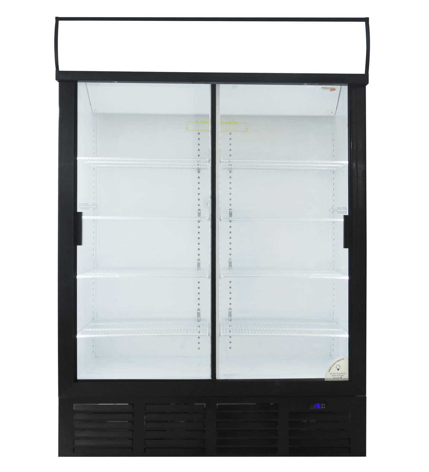 ES1360 Fridge Star sliding doors beverage cooler