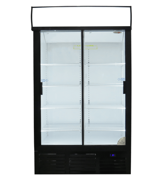 ES1140 Fridge Star sliding doors beverage cooler