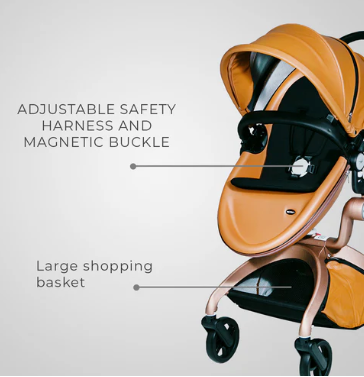 HotMom Cocoon Stroller - Grey