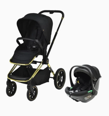 Maverick Yellow Gold with Black Stroller - With free Tulip Car Seat Limited Offer