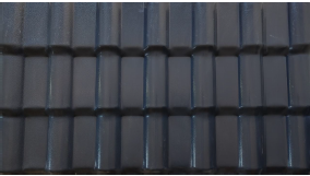 ASA Roof Tiles - RT02 - Charcoal Length: 6.6m. Width: 880mm, Effect Width: 820mm, Thickness: 3.0mm