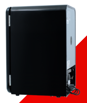 Snomaster SC-70R 68L Counter-Top Retro Beverage Cooler - Black