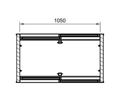Staycold SD1140-FLC Display cooler w/ sliding doors on front and back