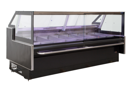 JUST REFRIGERATION SGM1830SC Square Glass Meat Chiller 1.8M