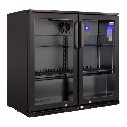 Snomaster SMBC-200 200lt Two Door Under Counter Beverage Cooler
