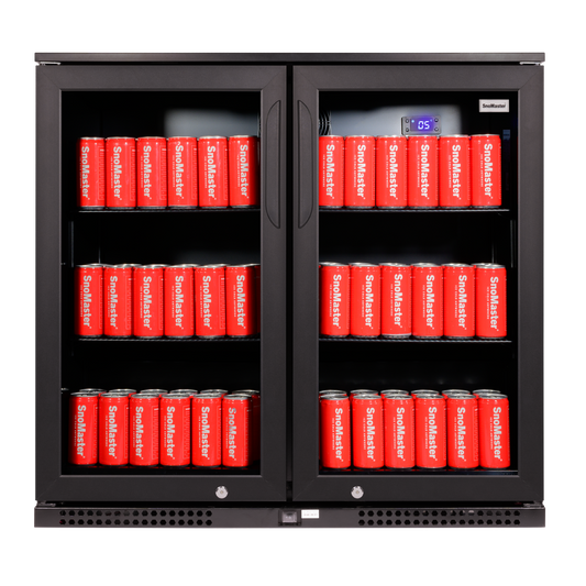Snomaster SMBC-200 200lt Two Door Under Counter Beverage Cooler