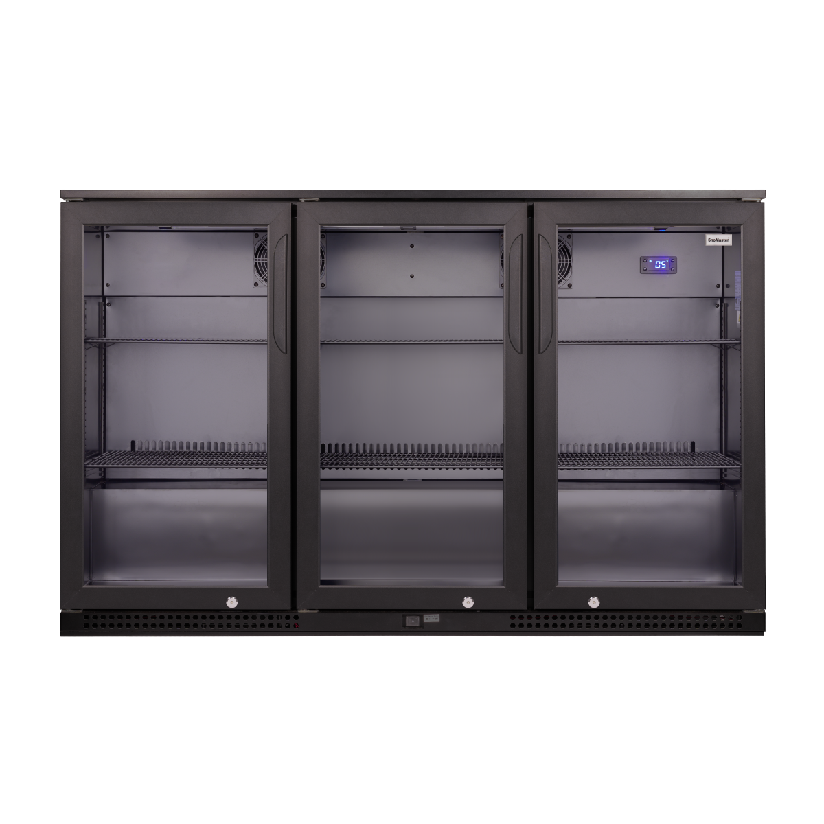 Snomaster SMBC-300 300lt  Three Door Under Counter Beverage Cooler