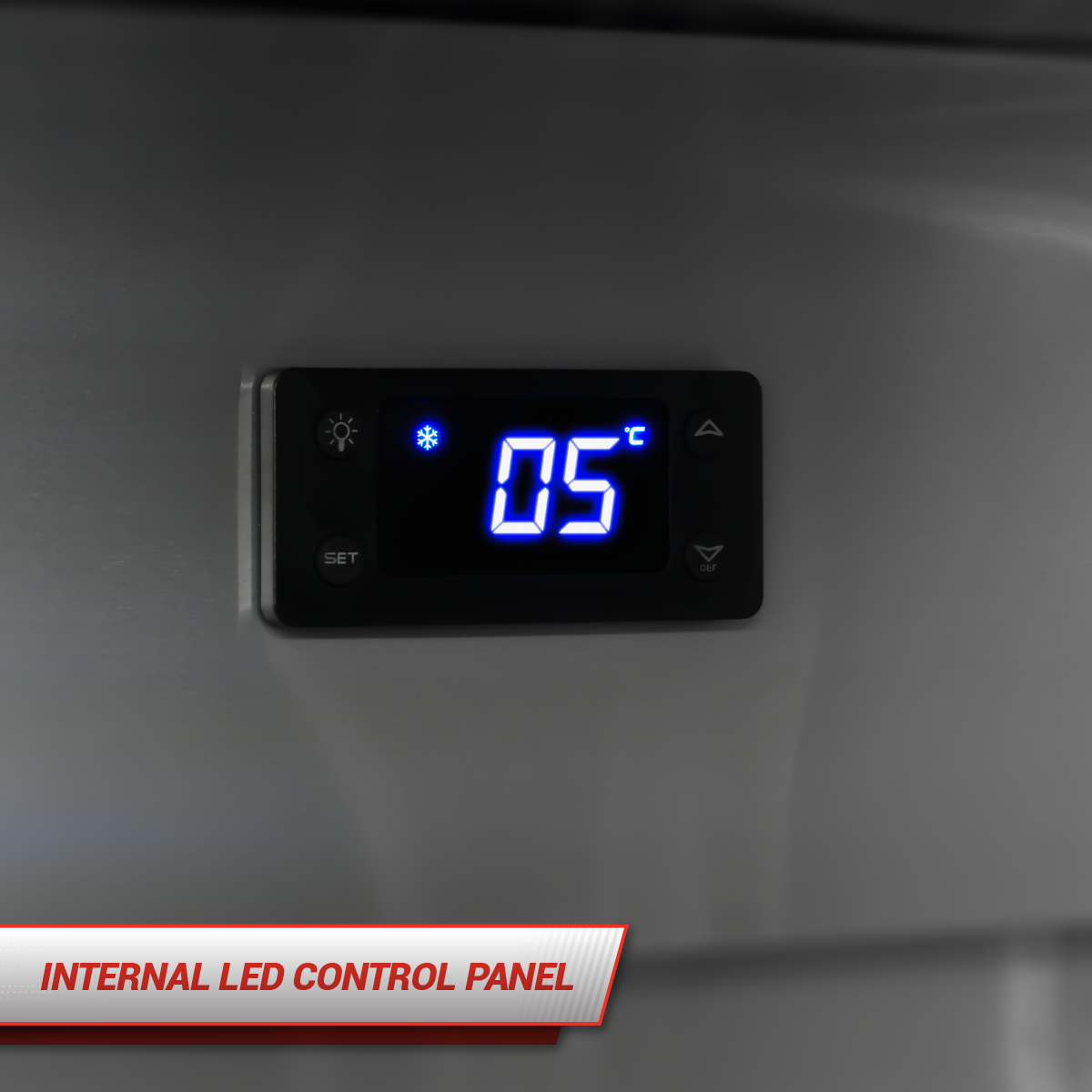 Snomaster SMBC-300SS 300lt  Three Door Under Counter Stainless Steel Beverage Cooler