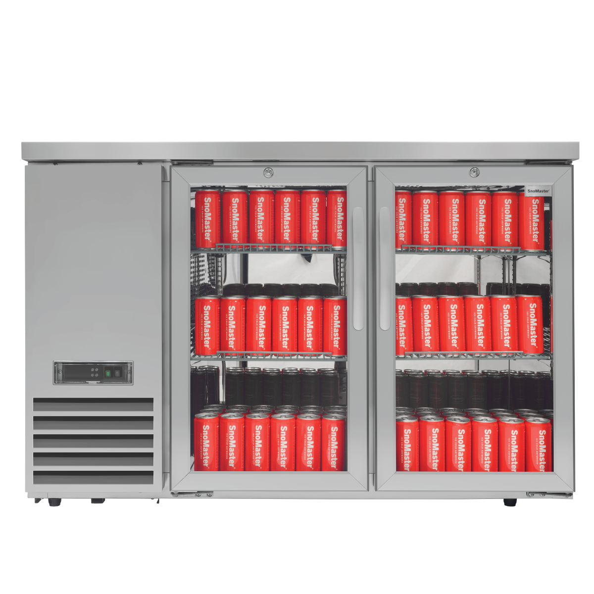 Snomaster SMBC-400  282lt Two Door Under Counter Commercial Bar Fridge
