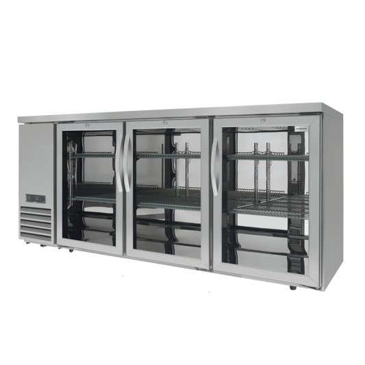 Snomaster SMBC-500  494lt Three Door Under Counter Commercial Bar Fridge