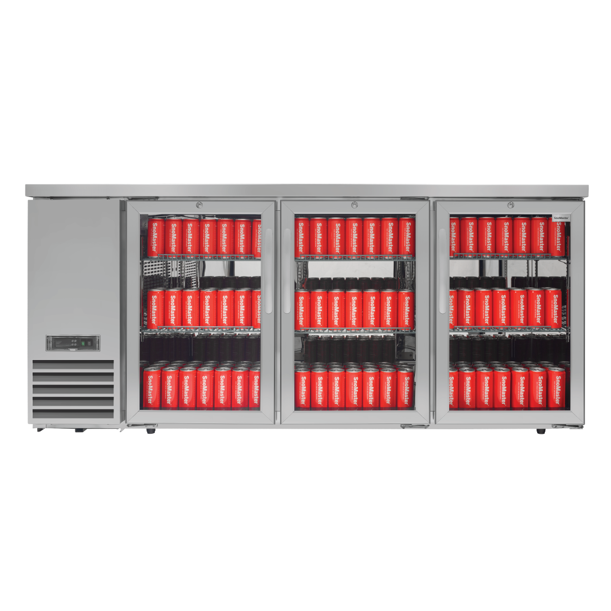 Snomaster SMBC-500  494lt Three Door Under Counter Commercial Bar Fridge