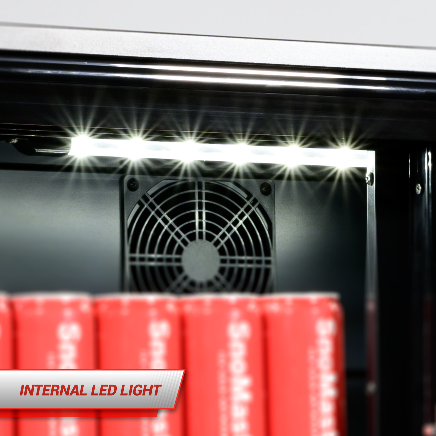 Snomaster SMBC-300SL 300lt Sliding Two Door Under Counter Beverage Cooler