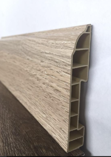 SPC Flooring PVC Skirting - available in all floor colours & Matt White 2.4m