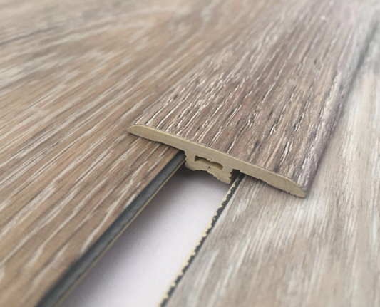 SPC Flooring PVC T-Mould - available in all floor colours  2.4m