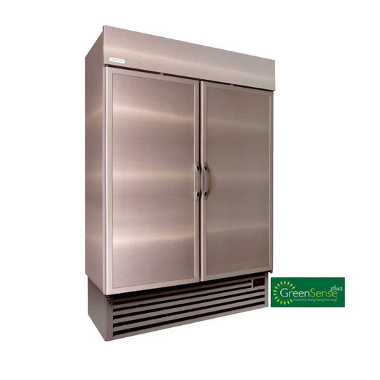 Staycold shd1140 stainless steel door cooler with grey trim