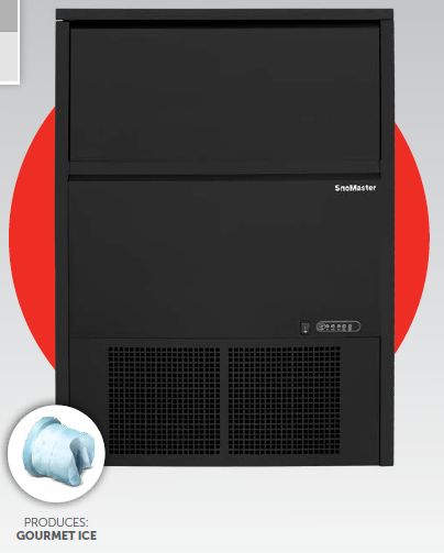 SnoMaster SM80 - 80kg Plumbed-In Commercial Ice Maker - Gourmet ice
