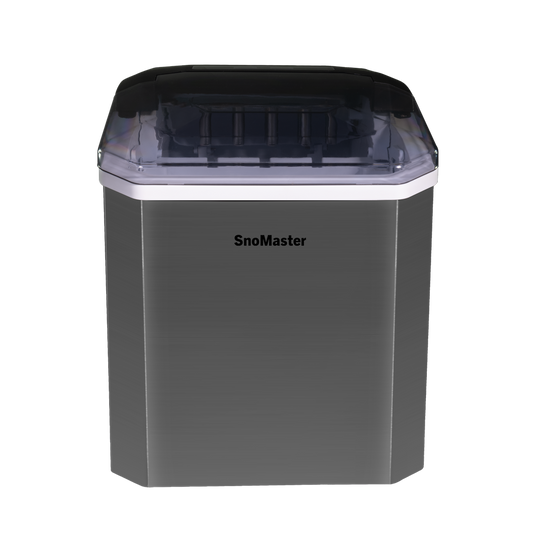 Snomaster ZBC-14B - 12Kg Counter-Top Ice-Maker Bullet Ice - Stainless Steel
