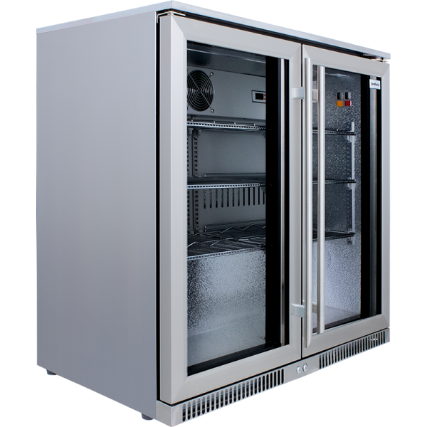 SnoMaster SD-220SS Sub Zero - 200lt Stainless Steel Under Counter Bar Fridge