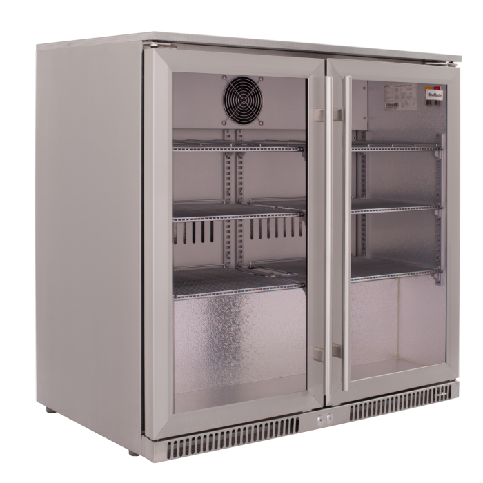 SnoMaster SD-220SS Sub Zero - 200lt Stainless Steel Under Counter Bar Fridge