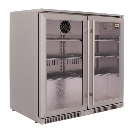 SnoMaster SD-220SS Sub Zero - 200lt Stainless Steel Under Counter Bar Fridge