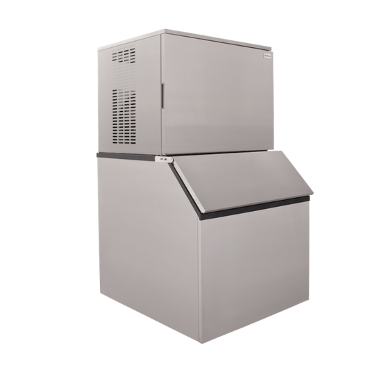 Snomaster SM-450 - 450kg Plumbed In Commercial Ice Machine - Square Ice Cube