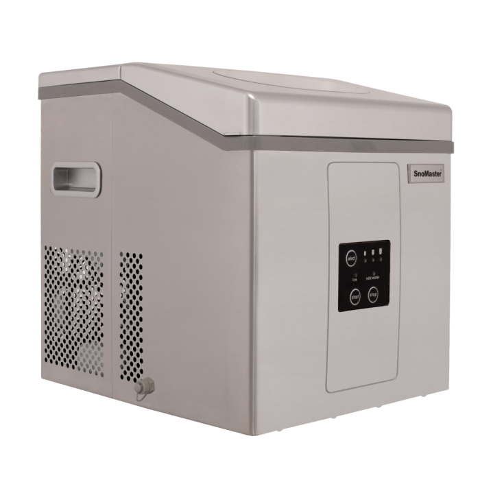 Snomaster ZBC-15 - 15Kg Counter-Top Ice-Maker - Stainless Steel
