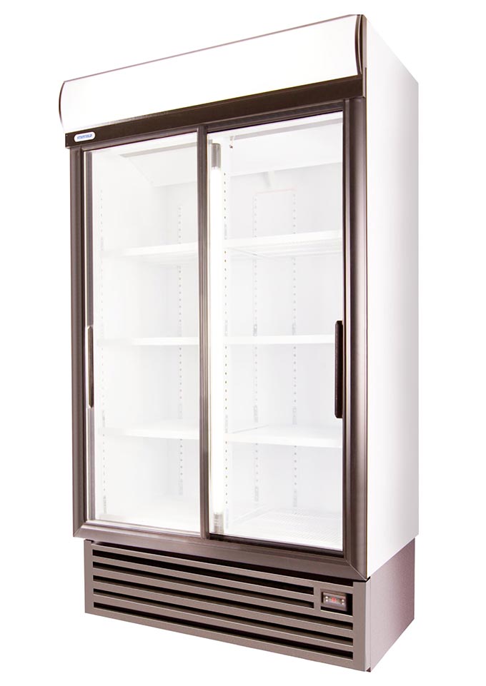 Staycold sd1140 double sliding door beverage cooler