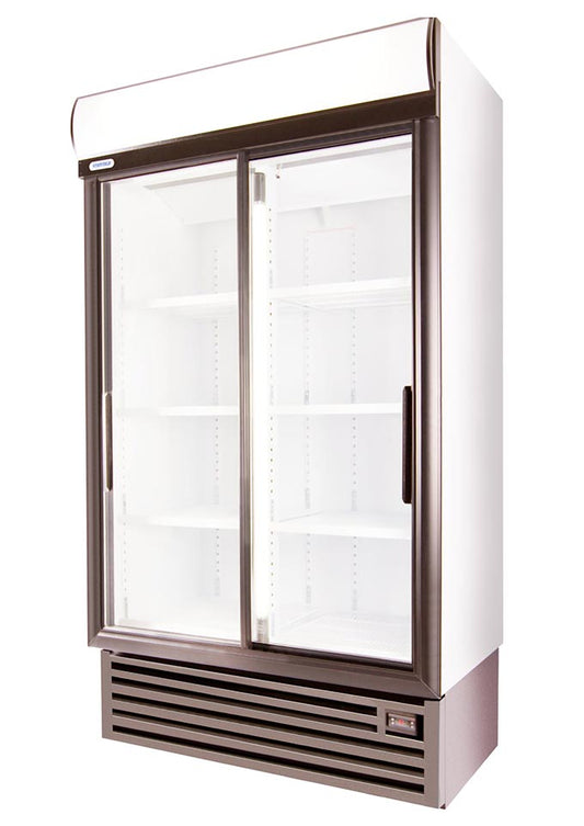 Staycold sd1140 double sliding door beverage cooler