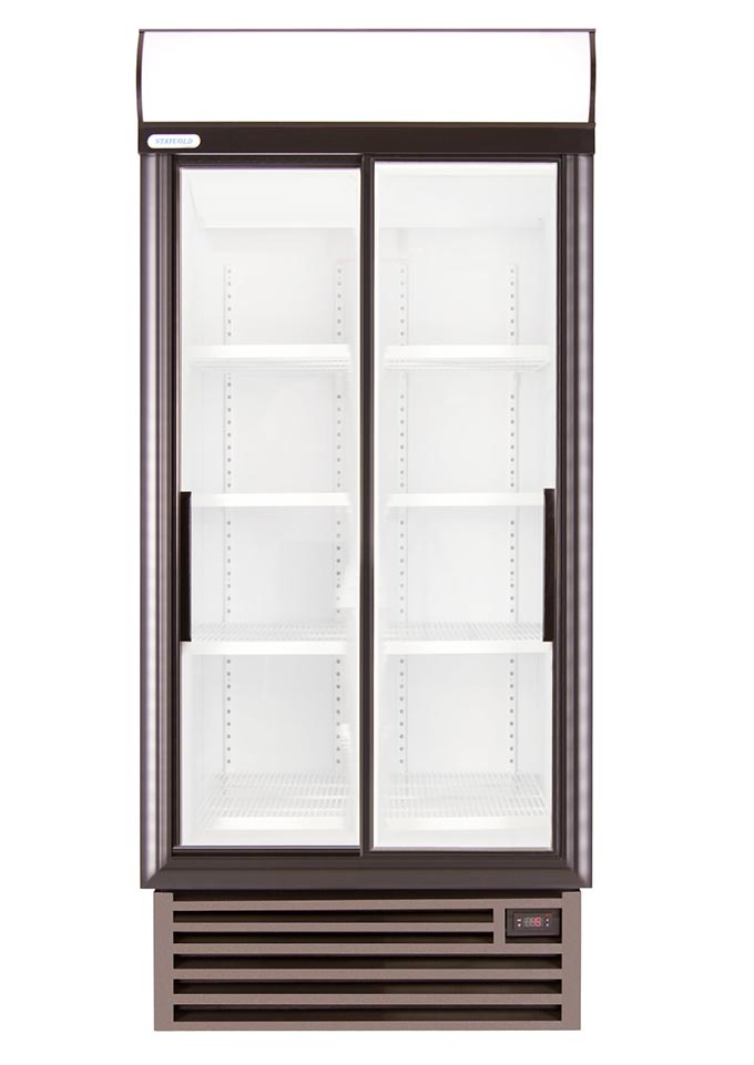 Staycold sd890 double sliding door beverage cooler