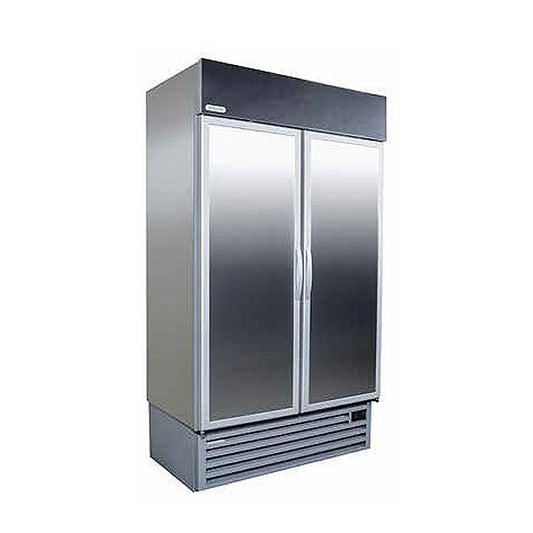 Staycold shd1140f stainless steel double door freezer