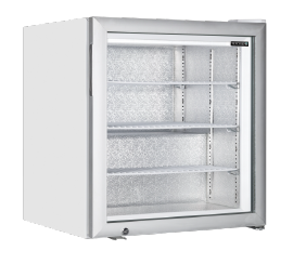 UF 100 G Tefcold Counter Top glass door upright freezer 90L