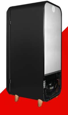Snomaster VT-19DBPRO Pro Series -14 Bottle Solid Door Single Zone Retro Wine Cooler