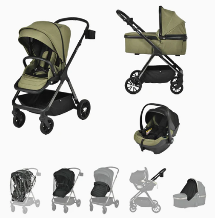 Viano Matrix 3 in 1 Travel System, Sage