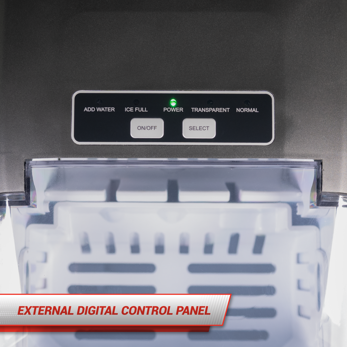 Snomaster ZBC-14B - 12Kg Counter-Top Ice-Maker Bullet Ice - Stainless Steel