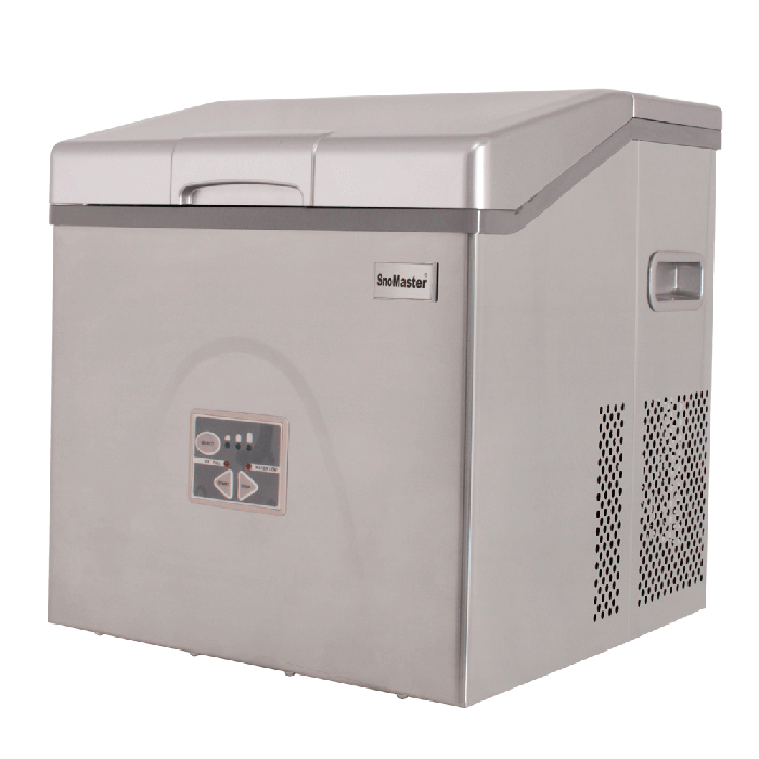 Snomaster ZBC-20 - 20Kg Counter-Top Ice-Maker - Stainless Steel