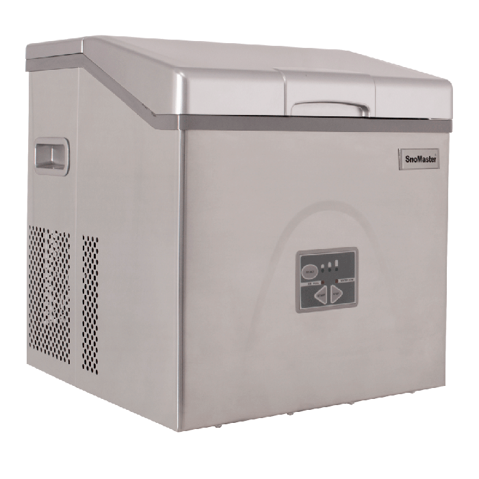 Snomaster ZBC-20 - 20Kg Counter-Top Ice-Maker - Stainless Steel