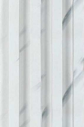 Camfly 168G052 White Marble Fluted Slat Wall Cladding Length: 2900mm, Width: 170mm, Thickness: 23mm