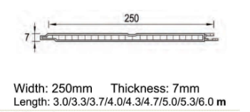 Camfly PVC Ceiling - 25C120 Groove 250mm x 4m.