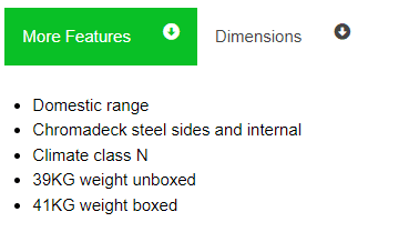 CF310 FRIDGE STAR CHEST FREEZER.