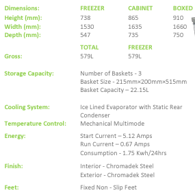 CF590F Fridge Star chest freezer Bulk Offer Minimum order 11 units)