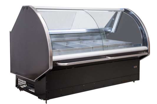 JUST REFRIGERATION CGD1220SC Deli Curved Glass 1.2m Display Chiller