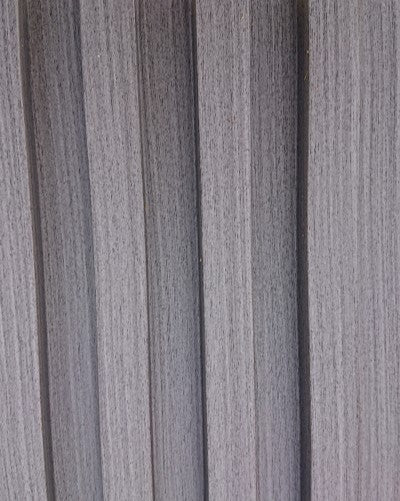 JSW168G0105 Silver / Grey Fluted Slat Wall Cladding - Bulk Buy 5 boxes (50 units)