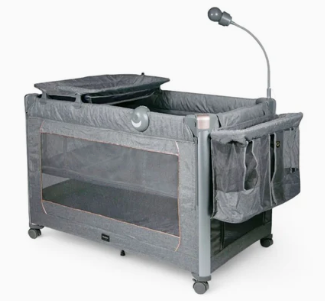 Cuddle Me Lux 2 in 1 Camp Cot with Baby Monitor