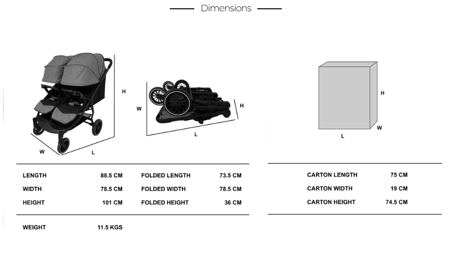 Duet Side by Side Stroller