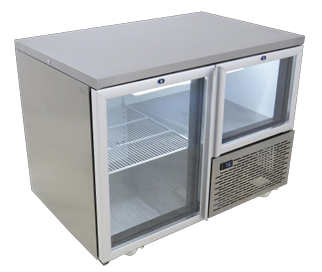 EB1150SG Fridge Star Under Bar Cooler 373 Litre Capacity Glass Door