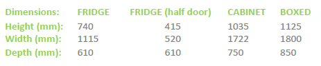 EB1720PS Under Bar fridge 677 Litre Capacity